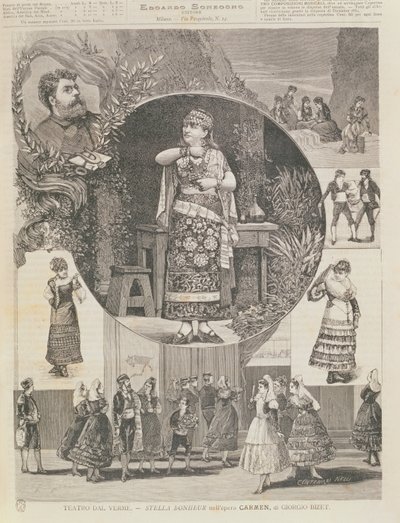 Programme for an Italian production of the opera 